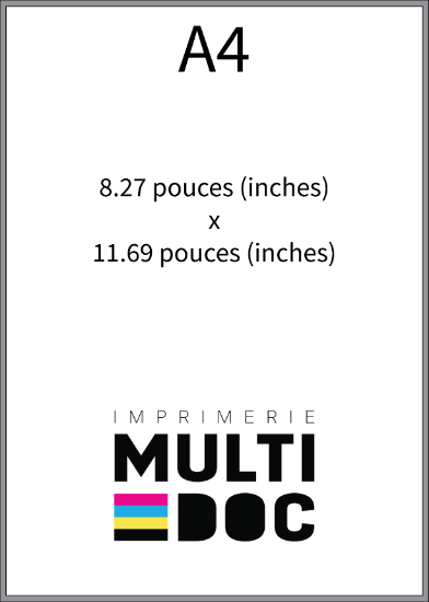 Image de Impression Format A4 (8.27"x11.69")