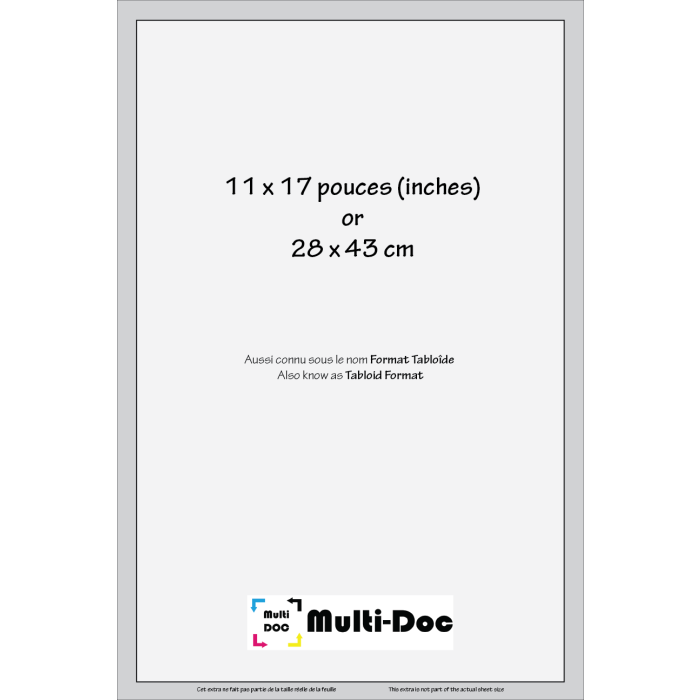 Impression de tabloïd sur mesure !